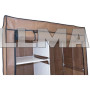 Тканевый шкаф складной STORAGE WARDROBE KM-105 на 2 секции 106х45х170 см